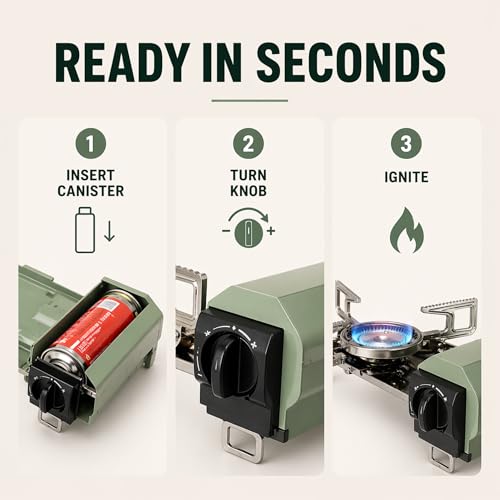 Portable Butane Gas Stove for Camping