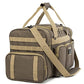 Tactical Range Duffel Heavy Duty Military Molle Gear Travel Sports Gym Bag Lockable Zippers with US Flag Patch