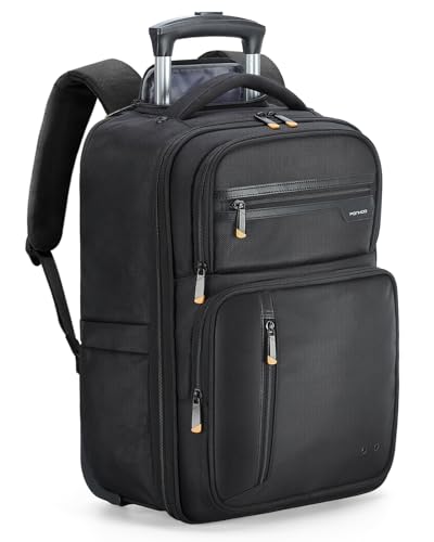 Rolling Laptop Backpack with Wheels Carry On Laptop Bag