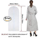 Dress Bags for Hanging Clothes 24'' x 54'' Long Dress Hanging Garment Bag White Breathable Garment Bags for Hanging Clothes Full Zipper Dust Cover for Storage Closet Pack of 6 (6 Count)
