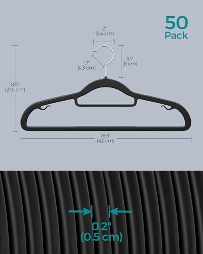 Pack of 50 Coat Hangers (50 Count)