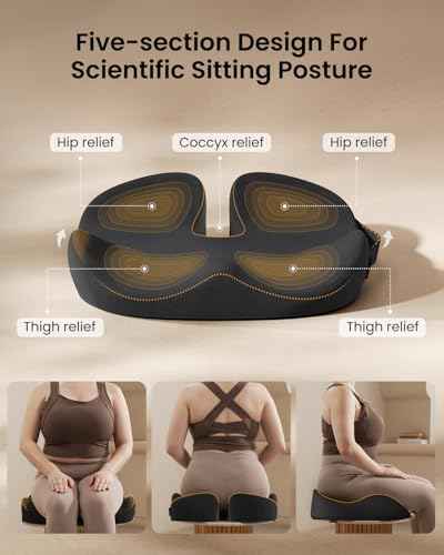 Extra Large Seat Cushion for Tailbone Pain Relief