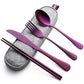 Travel Utensils with Case (5 Count)