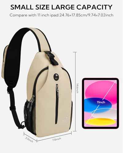 Crossbody Sling Backpack Sling Bag Travel Hiking Chest Bag Daypack