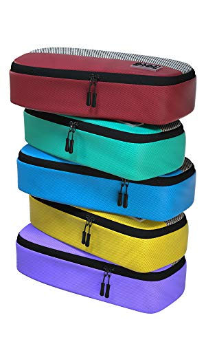 Slim Packing Cubes for Travel 5pc Set (5 Count)