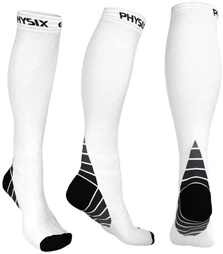 PHYSIX GEAR Compression Socks for Men & Women 20
