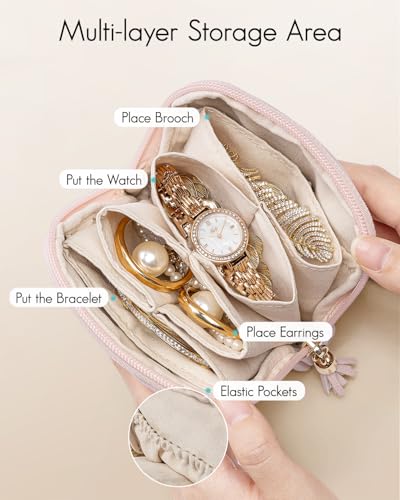 Small Travel Jewelry Case