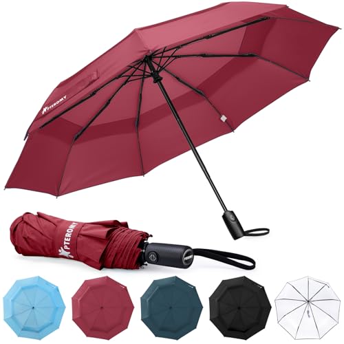 Windproof Travel Umbrellas for Rain and Sun