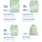 Compression Packing Cubes (6 Count)