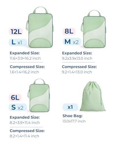 Compression Packing Cubes (6 Count)