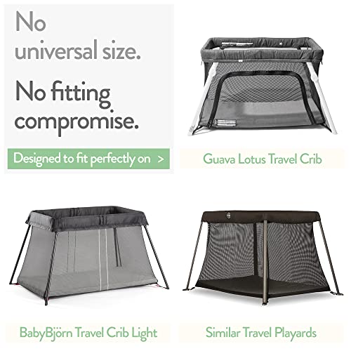 Travel Crib Fitted Sheets for Baby Bjorn (2 Count)