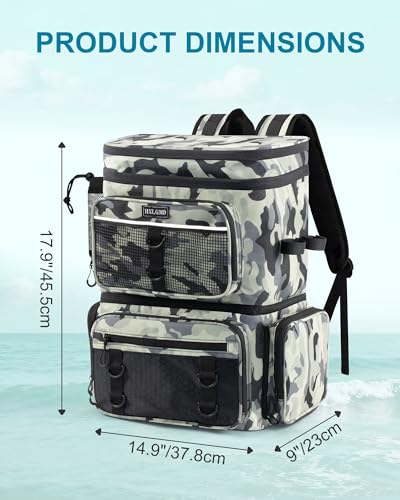 Fishing Backpack with Rod Holders