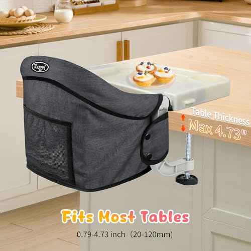 Hook On High Chair with Tray
