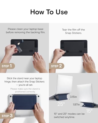 Airflow Adhesive Laptop Stand