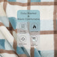 Super Soft Faux Rabbit Fur Sherpa Fleece Throw Blanket