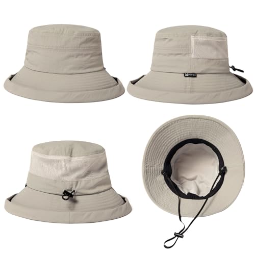 UVCoolix UPF 50+ Wide Brim Ponytail Sun Hat