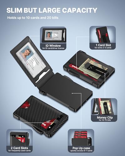 Tactical Wallet for Men Card Holder (13 Count)