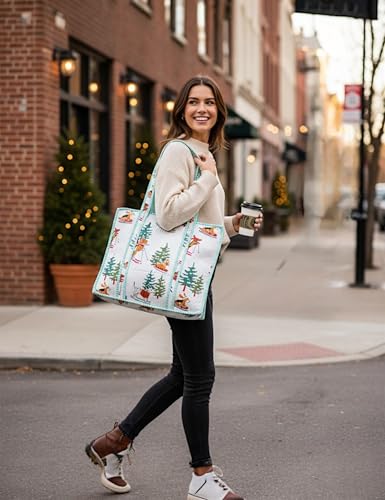 100% Cotton Quilted Tote Bag For Women