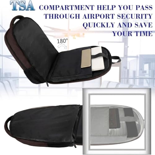 Brown 17.3 Inch Laptop Backpack