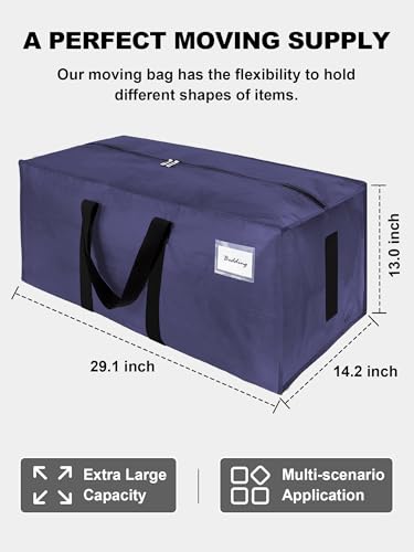 Supports 200lbs Heavy Duty Moving Bags (4 Count)