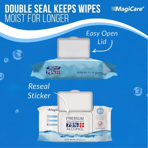 75% Large Alcohol Wipes (320 Count)