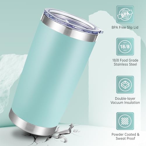 20 oz Tumblers Stainless Steel Tumbler with Lid