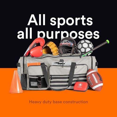 130L 36" Extra Large Heavy Duty Sports Equipment Storage Duffle Bag