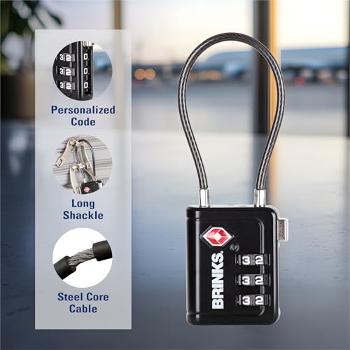TSA Accepted Indicator Luggage Lock (2 Count)