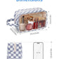 Clear Toiletry Bags for Traveling Women Men