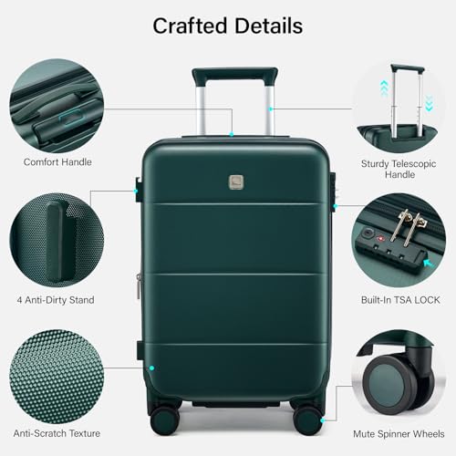 24 Inch Luggage with Spinner Wheels