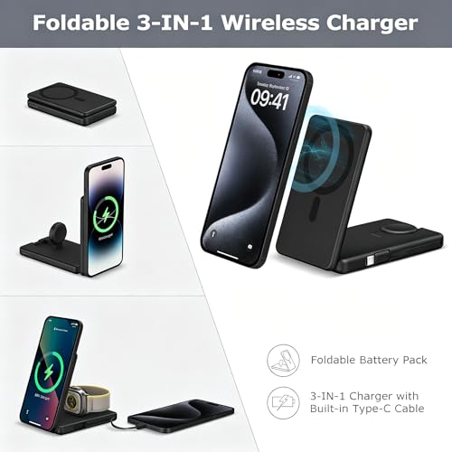 Wireless Charging Station Compatible for Phone