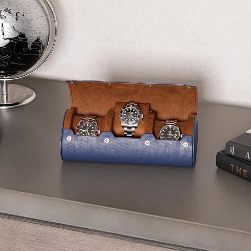 Watch Roll Travel Case for 3 Watches