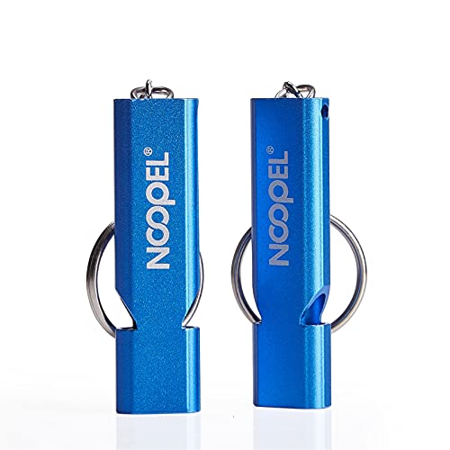 Emergency Whistles Lifeguard Safety Whistle with Lanyard and Keychain for Outdoor Camping Hiking Boating Hunting Fishing Kayak Kids Rescue Signaling Loud Survival Whistle