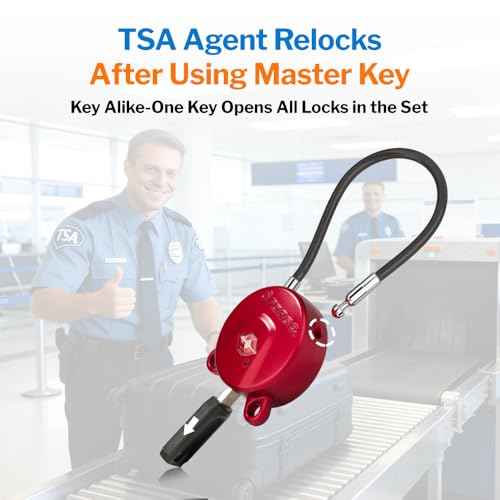 TSA Approved Key Luggage Locks