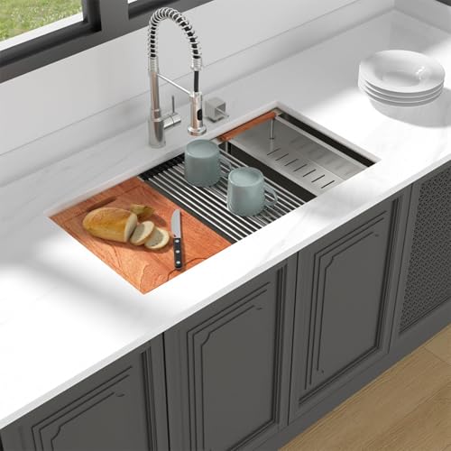 36 Inch Double Bowl Kitchen Sink Ledge Workstation Sinks Double Bowl 60