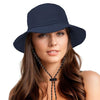 Waterproof Bucket Hats for Woman UPF 50+ Sun Hat Navy
