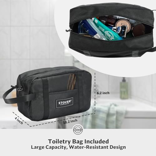 45/80/100L Rolling Duffel Bag with Wheels, Large Durable Travel Duffle + Toiletry Bag, Heavy Duty, Packable, Foldable with Shoulder Straps- Use as Luggage or Backpack, Men/Women (Grey)
