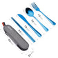 Travel Utensils with Case (5 Count)