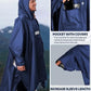 Hooded Rain Poncho for Adult Waterproof Lightweight Raincoat