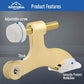 4 Pack Hinge Pin Bright Brass Door Stopper (4 Count)