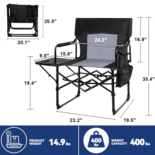 2Pack Director Chairs for Outdoor (2 Count)