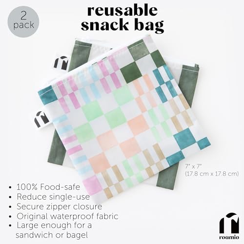 Roamio Reusable Sandwich and Snack Bags