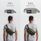 1.5L Sling Bag with RFID Blocking Crossbody Chest Pack for Men Women
