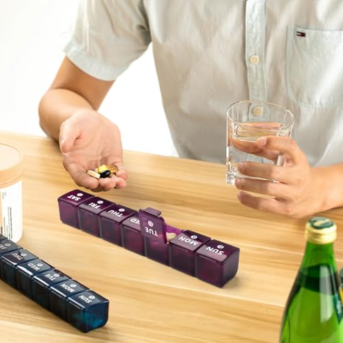 2 Pack Weekly Large Pill Organizer (14 Count)