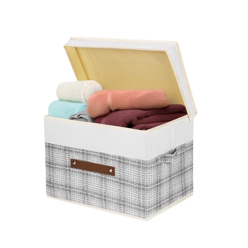 Collapsible Storage Bins with Lids (3 Count)
