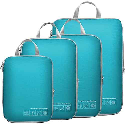 Compression Packing Cubes for Travel (4 Count)