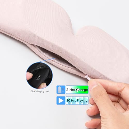 Sleep Headphone Headband Bluetooth 5.2 HD Stereo Noise Reduction Eye Contour Built