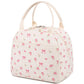 Lunch Bag for Women Men Cute Corduroy Lunch Tote Bags Reusable Insulated Lunch Box Large Capacity Reusable Insulated Cooler for Work Picnic or Travel