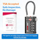 Open Alert Indicator TSA Approved Luggage Locks 4 Digit Combination TSA Travel Locks with TSA008