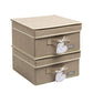 Foldable Fabric Closet Organizer Bins Box Storage (2 Count)